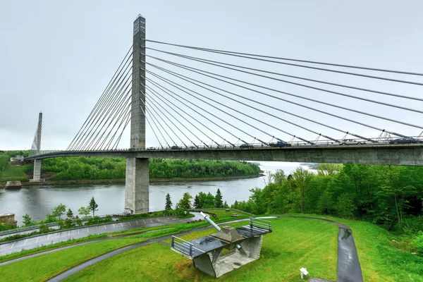 Penobscot Narrows Bridge - Maine — Zdjęcie stockowe