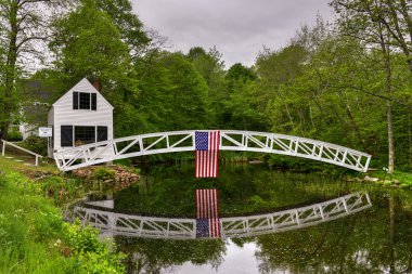 Somesville, Mount Desert Island yaya köprüsü