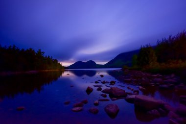 Jordan Pond in Acadia National Park clipart