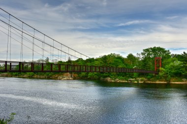 Androscoggin sallanan köprü - Maine
