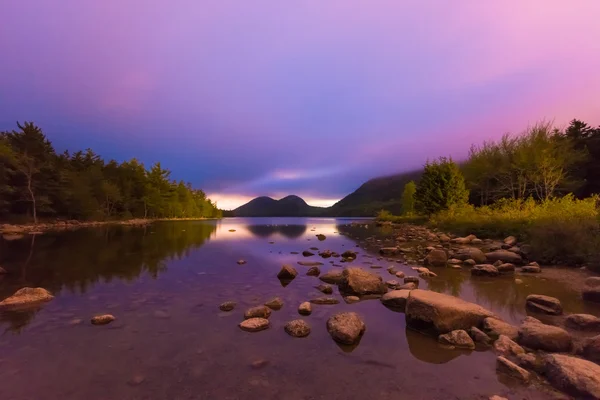 Jordan Pond w Acadia National Park — Zdjęcie stockowe