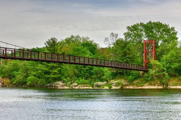 Ponte oscillante Androscoggin - Maine — Foto Stock