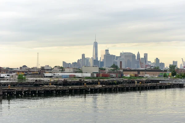 Manhattan View från Brooklyn — Stockfoto