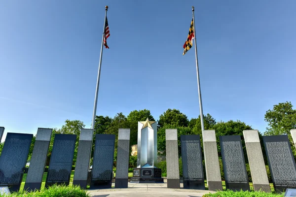 Memorial da Segunda Guerra Mundial de Maryland — Fotografia de Stock