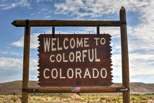 Welcome to Colorful Colorado Sign