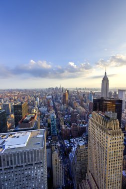 New York şehrinin silüeti