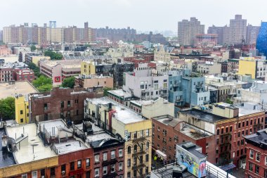 Lower Manhattan kısmının havadan görünümü