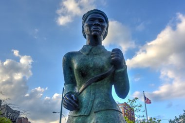 Harriet Tubman anıt heykel - Harlem, New York