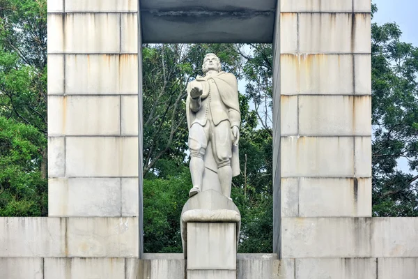 Roger williams statue - perspektive terrassenpark — Stockfoto