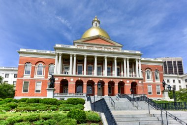 Massachusetts State House in Boston clipart