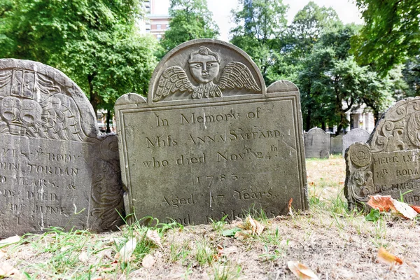 Granary Burying Ground - Бостон, Массачусетс — стоковое фото