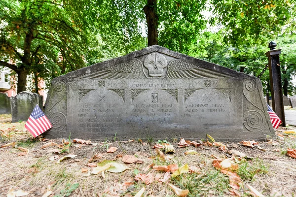 Spichlerz Burying Ground - Boston, Massachusetts — Zdjęcie stockowe