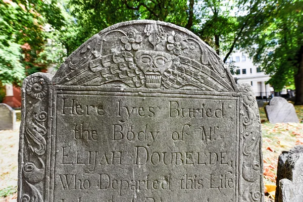 Spichlerz Burying Ground - Boston, Massachusetts — Zdjęcie stockowe