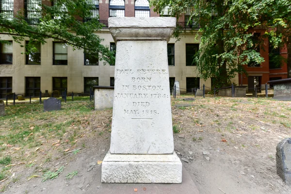 Graanschuur begraven Ground - Boston, Massachusetts — Stockfoto