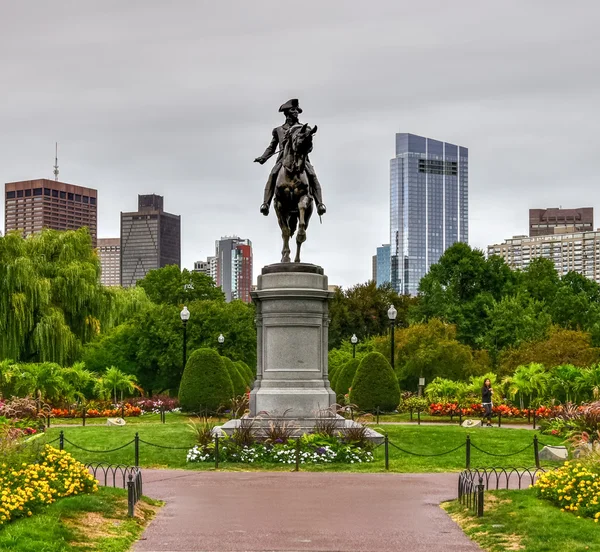 George Washington Anıtı - Boston — Stok fotoğraf