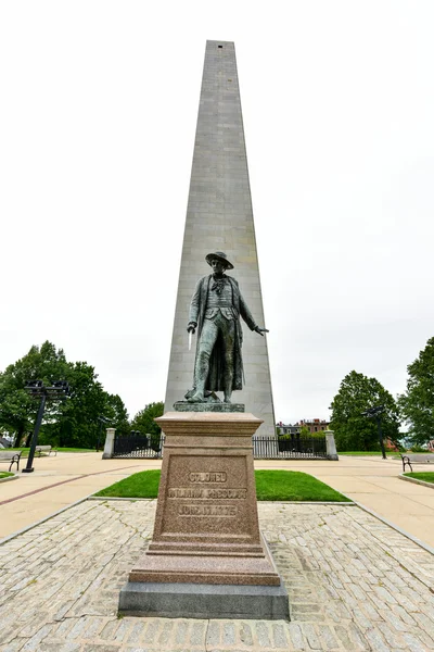 Bunker Hill Anıtı - Boston, Massachusetts — Stok fotoğraf