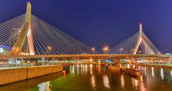 Ponte de Boston Zakim — Fotografia de Stock