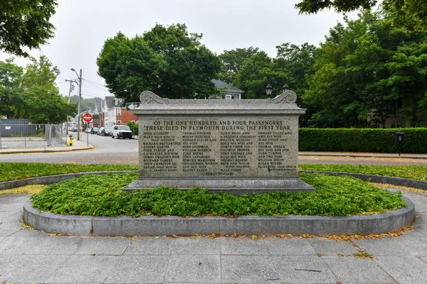 Plymouth July 2020 Cole Hill National Historic Landmark Containing First — Stock Photo, Image