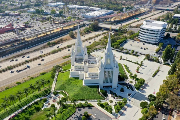 Kościół Jezusa Chrystusa Świątyni Świętych Dniach Ostatnich San Diego Kalifornia — Zdjęcie stockowe