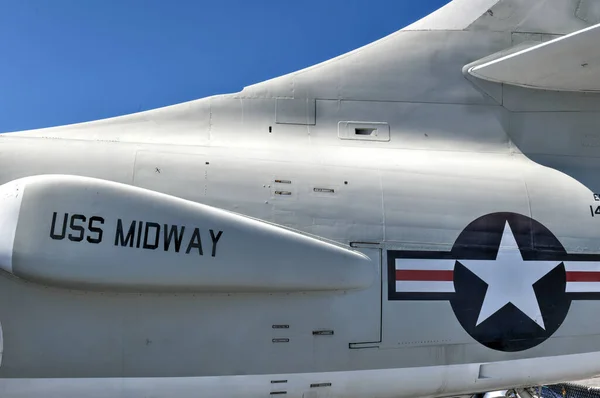 San Diego July 2020 Uss Midway Aircraft Carrier United States — Stock Photo, Image