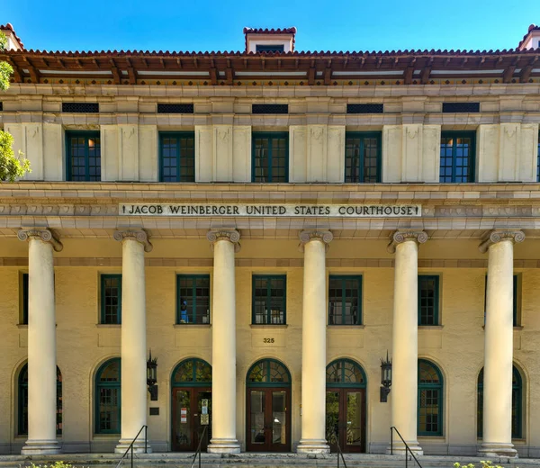 Jacob Weinberger Eua Tribunal Edifício Histórico Corte San Diego Califórnia — Fotografia de Stock