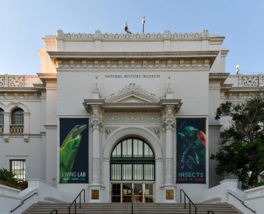 San Diego, California - 19 Temmuz 2020: San Diego, Kaliforniya 'daki tarihi Balboa Park' taki Doğal Tarih Müzesi.