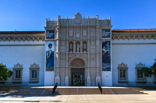 San Diego Jul 2020 San Diego Museum Art Pretty Historical — стокове фото