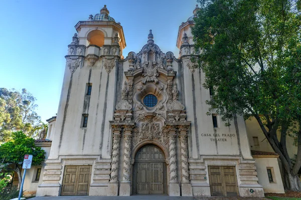 Casa Del Prado Parku Balboa San Diego Kalifornia Usa — Zdjęcie stockowe