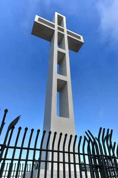 Concrete Cross Mount Soledad Jolla San Diego Καλιφόρνια — Φωτογραφία Αρχείου