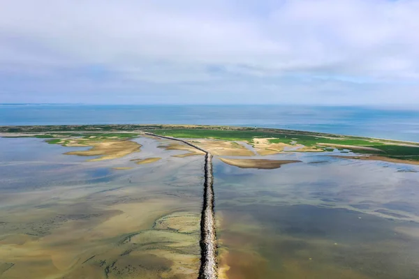 Provincetown Causeway Também Conhecido Como Breakwater Walk Uma Coleção Desigual — Fotografia de Stock