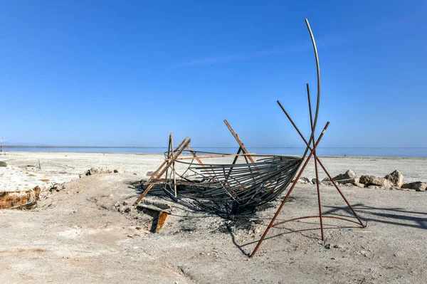 Bombay Beach Southern California Salton Sea Landscape California États Unis — Photo