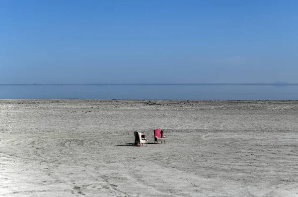 Bombay Beach Southern California Salton Sea Landscape California United States — Stock Photo, Image