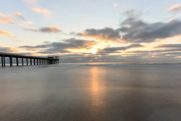 Ellen Browning Scripps Memorial Pier Jolla Califórnia Eua — Fotografia de Stock