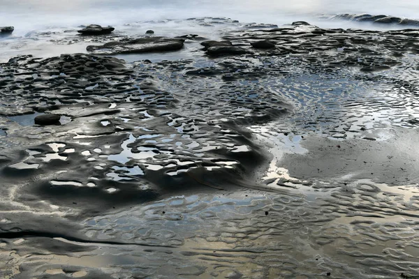 Puesta Sol Las Piscinas Marea Jolla San Diego California — Foto de Stock