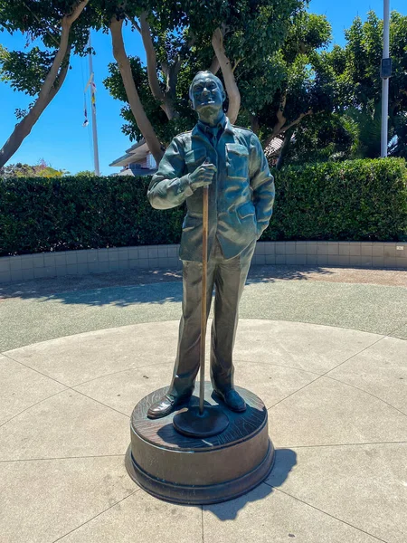 San Diego Julio 2020 Estatua Bronce Del Actor Comediante Bob —  Fotos de Stock