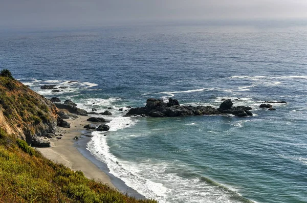 Zatoka Big Creek Wzdłuż Autostrady Big Sur Kalifornia Usa — Zdjęcie stockowe