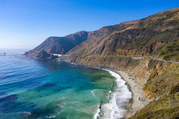 Big Creek Cove Largo Autopista Big Sur California — Foto de Stock