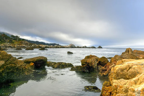 Weston Beach Στο Point Lobos State Natural Reserve Νότια Της — Φωτογραφία Αρχείου