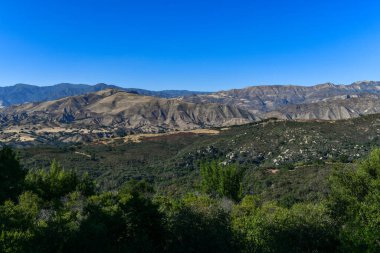 Santa Ynez Vadisi üzerinden Vista Point, Santa Barbara, California, ABD