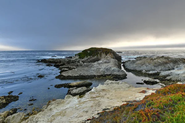 Paesaggio Sunset Point Lungo Mile Drive Nella Costa Pebble Beach — Foto Stock