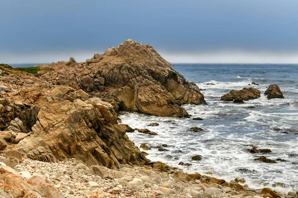 Landscape Spanish Bay Mile Drive Coast Pebble Beach California — Stock Photo, Image