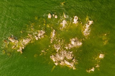 Mono Gölü ve onun dramatik tufa kuleleri Kaliforniya 'nın yüzeyinden yükseliyor..