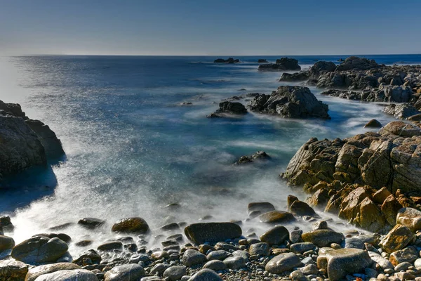 Beautiful View Pebble Beach California Coastline Mile Drive — Stock Photo, Image