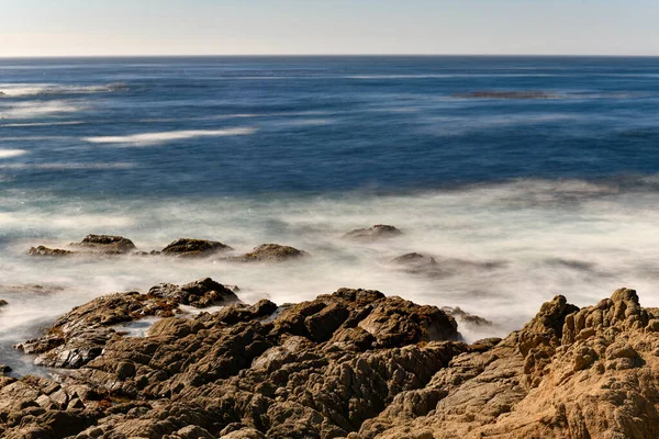 Beautiful View Pebble Beach California Coastline Mile Drive — Stock Photo, Image