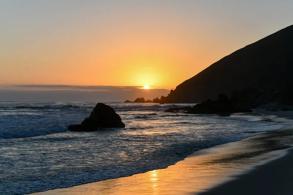 Pfeiffer Beach Mentén Pfeiffer Állami Park Big Sur Kalifornia — Stock Fotó