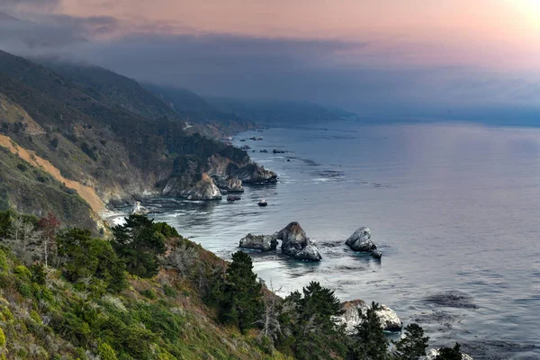 Vista Point Highway Big Sur California Usa — Stock Photo, Image