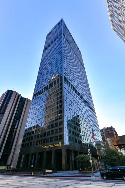 Los Angeles California Agosto 2020 Sede Della City National Bank — Foto Stock