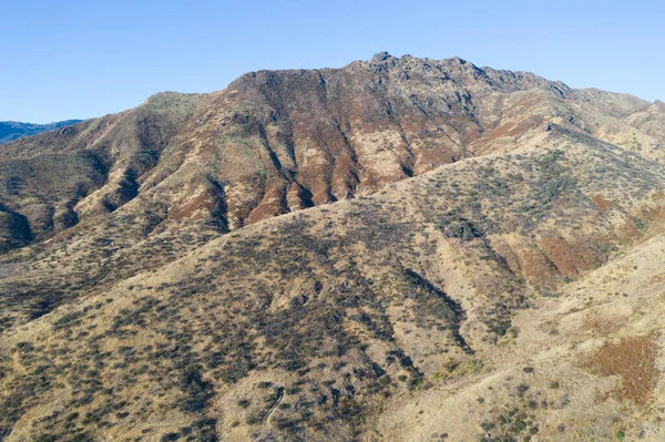 Los Angeles County Kaliforniya Daki Agoura Tepeleri Boyunca Havadan Görüntü — Stok fotoğraf