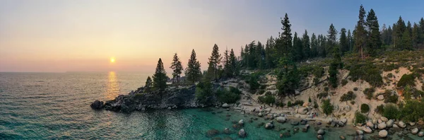 Secret Cove Längs Lake Tahoe Nevada Secret Cove Rad Stränder — Stockfoto