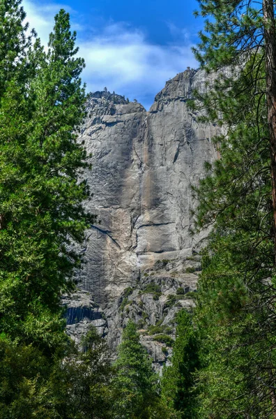 Suché Horní Yosemitské Vodopády Yosemitském Národním Parku Kalifornii Během Léta — Stock fotografie